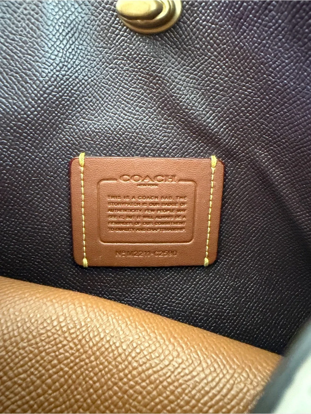 Coach Pebbled Leather Crossbody in Cream